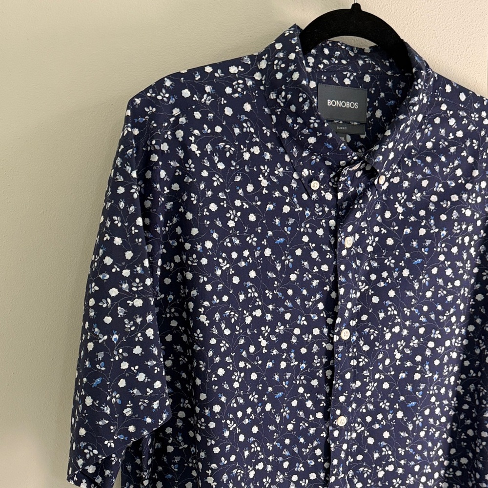 Bonobos Riviera Short Sleeve Shirt Slim Fit - Picture 3 of 6